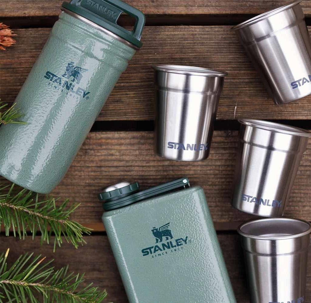 STANLEY ADVENTURE MATARA + SHOT BARDAK SET (ÇELİK)