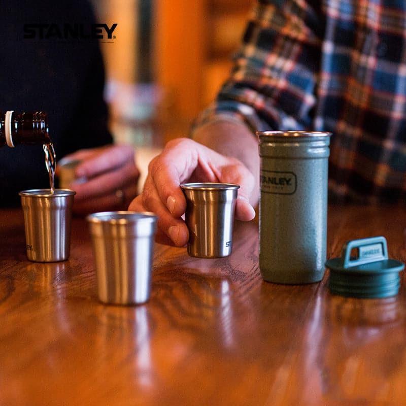 STANLEY ADVENTURE MATARA + SHOT BARDAK SET (ÇELİK)