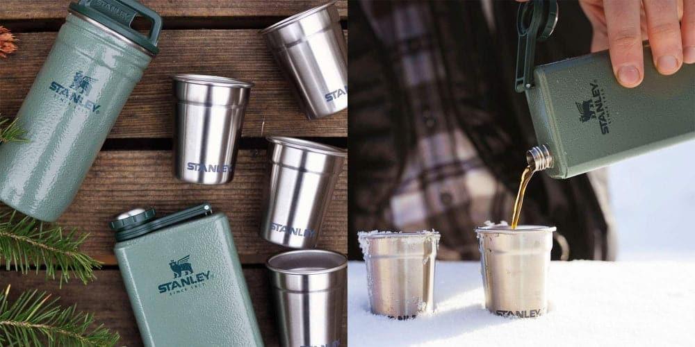 STANLEY ADVENTURE MATARA + SHOT BARDAK SET (ÇELİK)